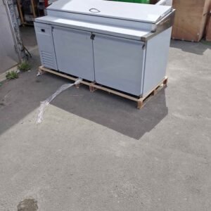 2door pizza prep station salad topper fridge