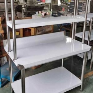 2tier over table shelf commercial STAINLESS steel (4f)