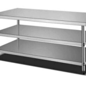 3 tier STAINLESS STEEL table (5f)