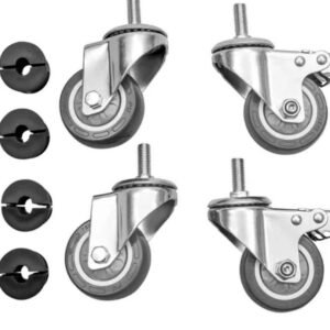 4" Castors for STAINLESS steel tables set of 4 Tables wheels