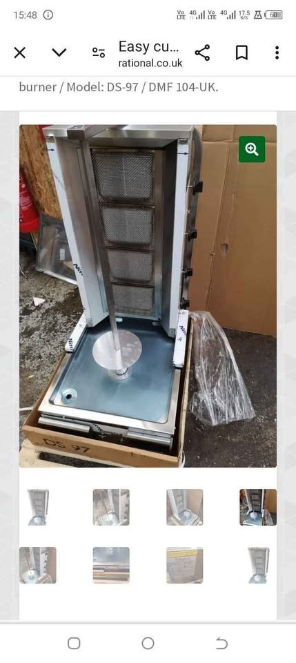 4 burner Donner kebab machine grill - Image 3