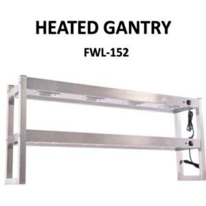 5ft warmer heated gantry light 2 tier warmer table top gantry