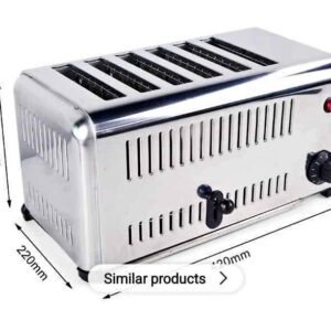 Bread toaster stainless steel commercial 6 slice toaster