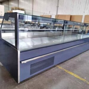Butcher fridge meat deli fridge counter display serve over fridge showcase 290x113x122cm