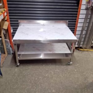 Chargrill stand/ grill table/low level table mobile griddle stand with castors all sizes available