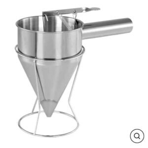 Commercial Funnel Stainless steel with Handle & Stand 1.2 litres boxed