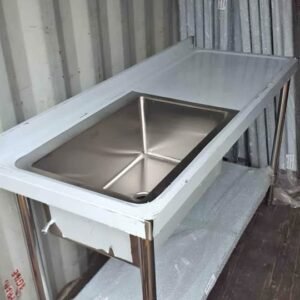 Commercial STAINLESS STEEL SINGLE SINK UNIT (5f)