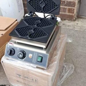 Commercial catering heart shape waffle bakers machine
