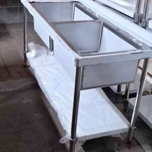 Commercial double sink 180*70*90cm