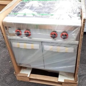 Commercial gas cooker/gas range 4 burners 800x730x940mm