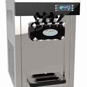 Commercial icecream whippy machine 3 head double tank 560x670x770mm