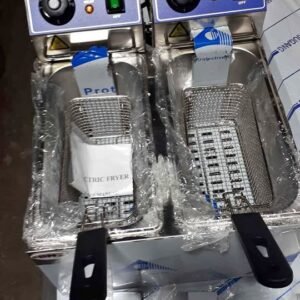 Commercial slim double electric fryer