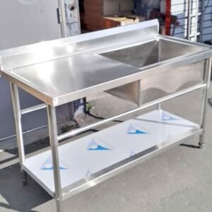 Commercial stainless steel sink 150*70*90cm