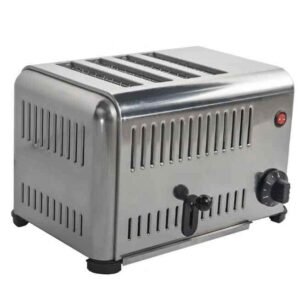 Commercial toaster 4 slice bread toaster stainless steel