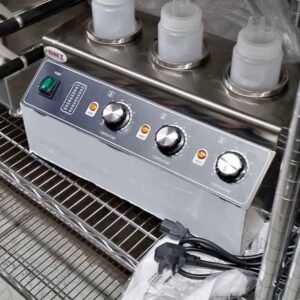 Commercial triple sauce bottle warmer/jam/cheese hot chocolate electric warmer machine