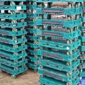 Dolly trolleys wheeled heavy duty 60x40cm
