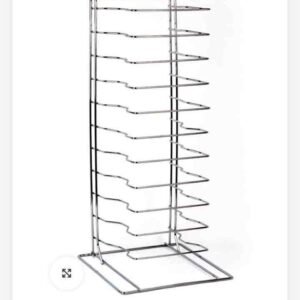 Pizza Pan Stacking Rack 11 Slot pizza stand