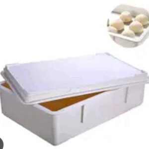 Pizza dough box + lid 65x45x15cm