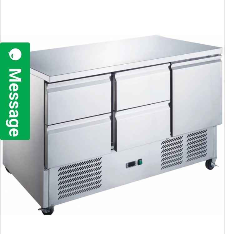 Refrigerated Counter 4 drawers 1 door workbench fridge 137*70*90cm - Image 2